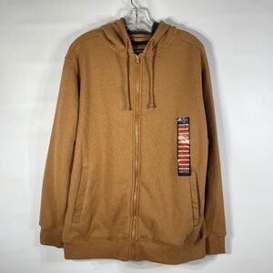 Smiths Workwear Men’s Thermal Knit & Sherpa Hooded Jacket